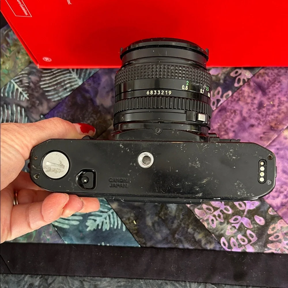 Canon A-1 Black 35mm Film Camera
